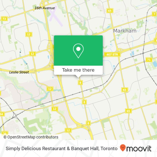 Simply Delicious Restaurant & Banquet Hall map