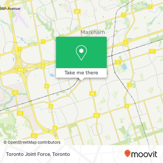 Toronto Joint Force map