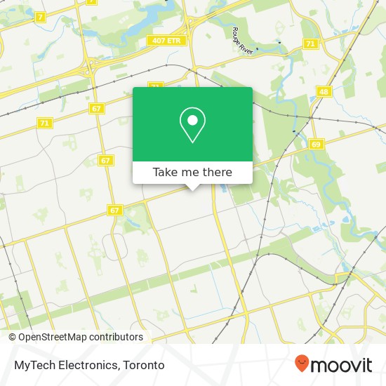 MyTech Electronics map