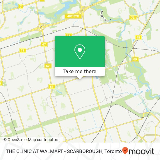 THE CLINIC AT WALMART - SCARBOROUGH plan