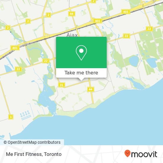 Me First Fitness map