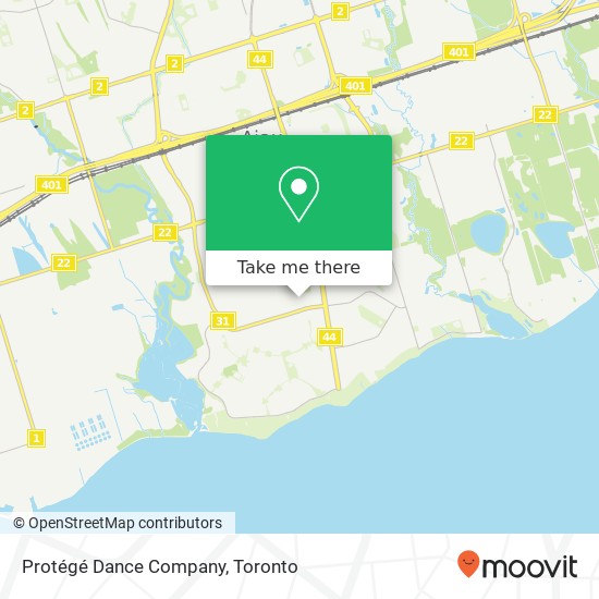 Protégé Dance Company map