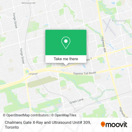 Chalmers Gate X-Ray and Ultrasound Unit# 309 map