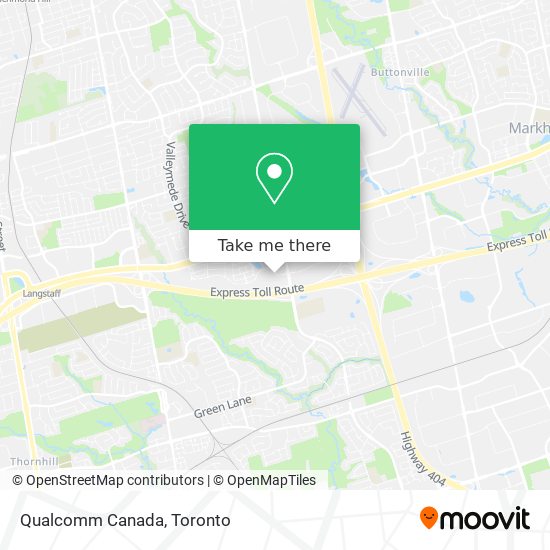 Qualcomm Canada map