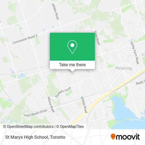 St Marys High School map