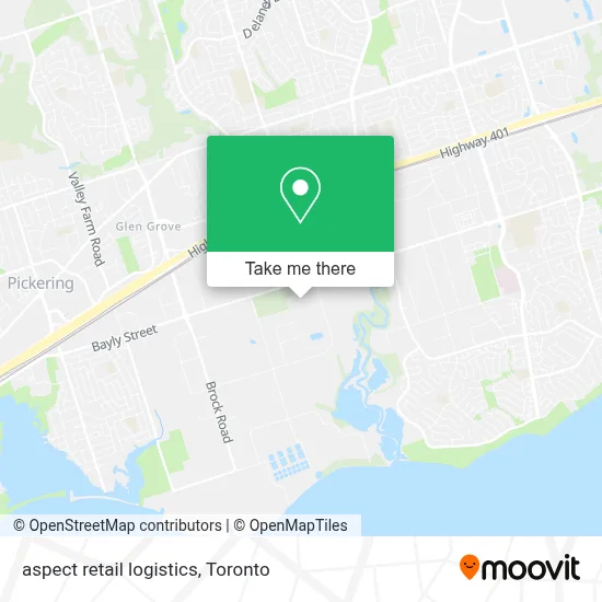 aspect retail logistics map
