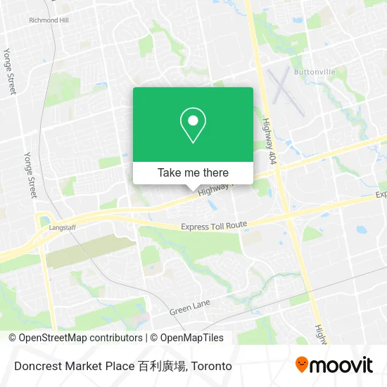 Doncrest Market Place 百利廣場 map