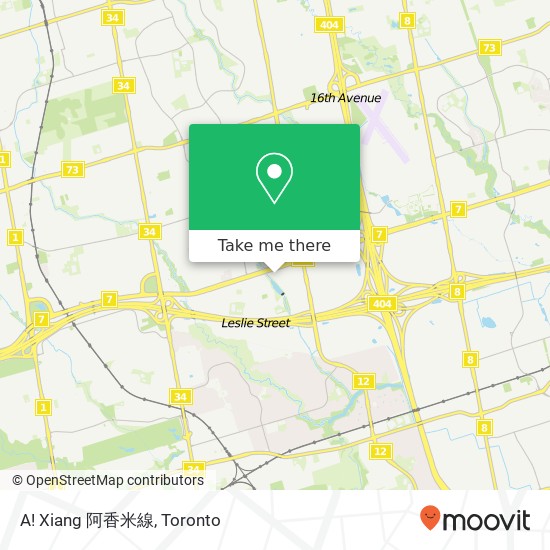 A! Xiang 阿香米線 map