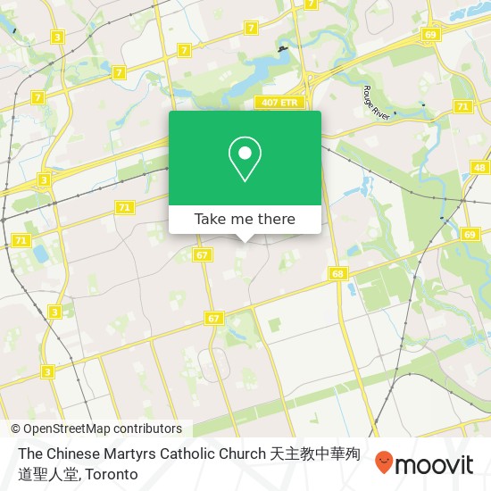 The Chinese Martyrs Catholic Church 天主教中華殉道聖人堂 plan