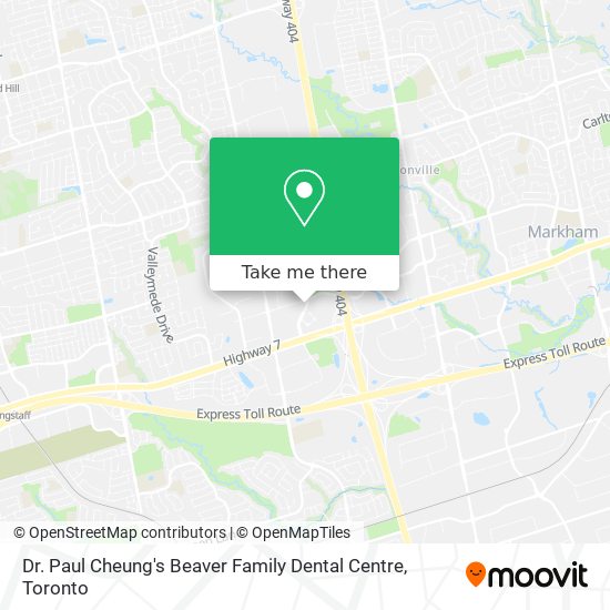 Dr. Paul Cheung's Beaver Family Dental Centre plan