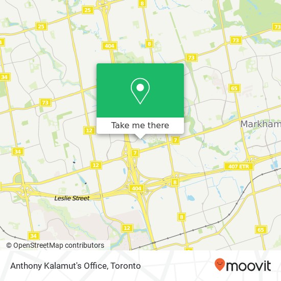 Anthony Kalamut's Office map