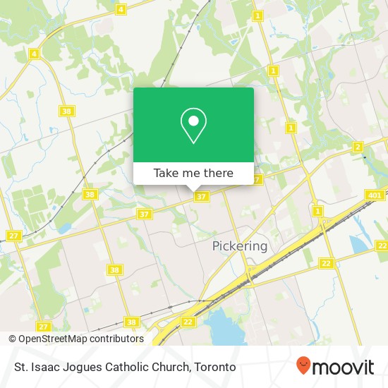 St. Isaac Jogues Catholic Church map