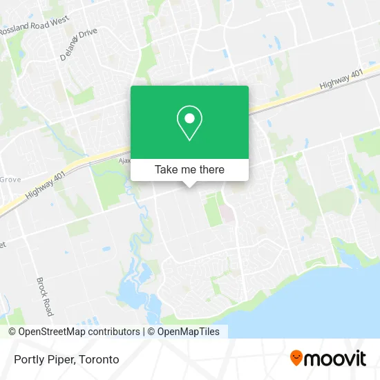 Portly Piper map
