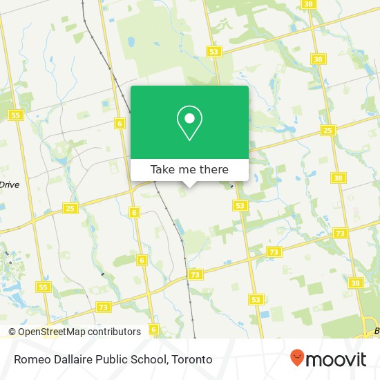 Romeo Dallaire Public School map