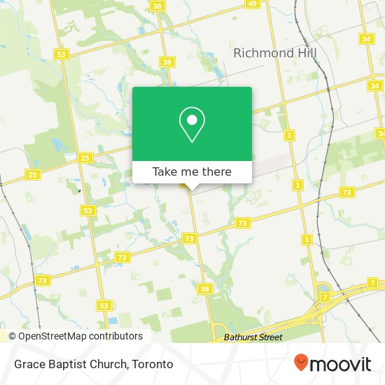 Grace Baptist Church map