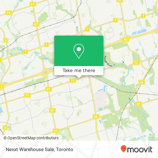 Nexxt Warehouse Sale map