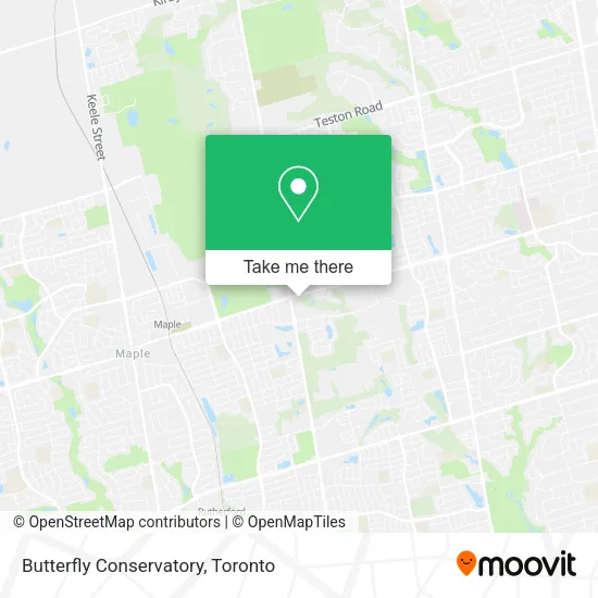 Butterfly Conservatory map