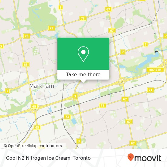 Cool N2 Nitrogen Ice Cream map