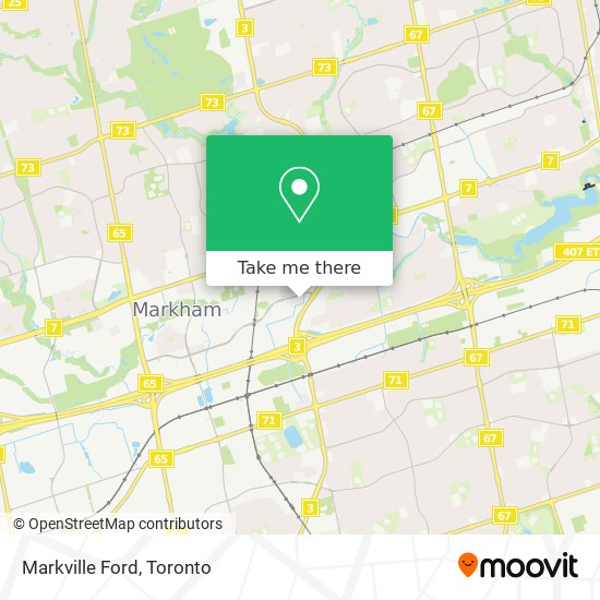 Markville Ford map