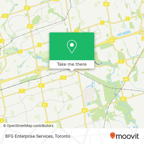 BFG Enterprise Services map