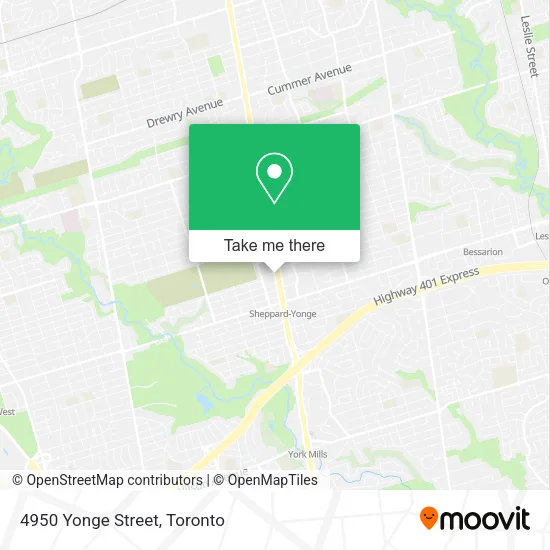 4950 Yonge Street map