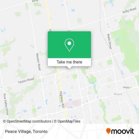 Peace Village map