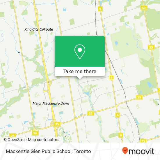 Mackenzie Glen Public School map
