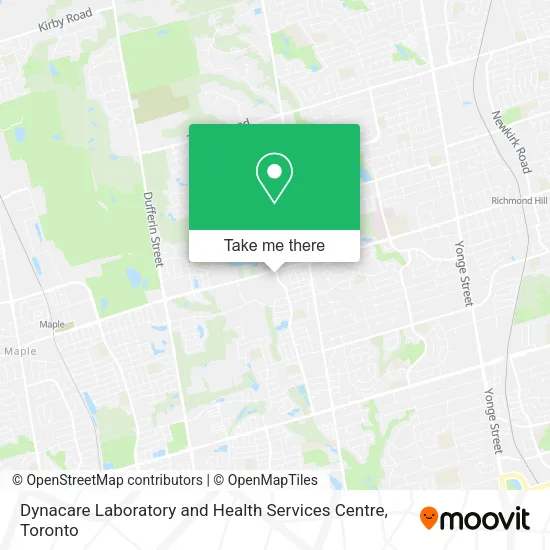 Dynacare Laboratory and Health Services Centre map