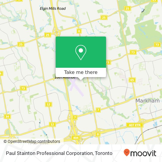 Paul Stainton Professional Corporation map