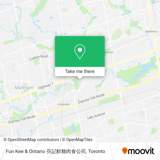 Fun Kee & Ontario 芬記鮮雞肉食公司 map
