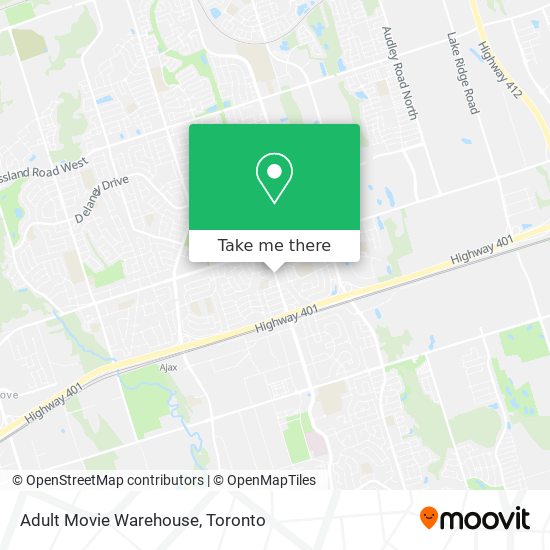 Adult Movie Warehouse map