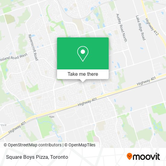 Square Boys Pizza map