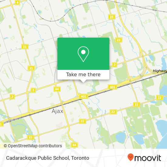 Cadarackque Public School map