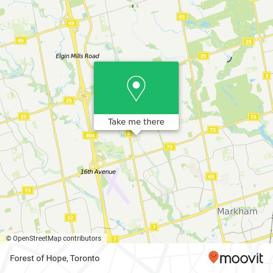 Forest of Hope map