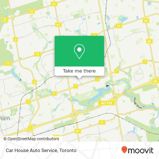 Car House Auto Service map