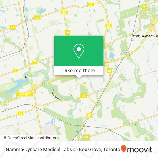 Gamma-Dyncare Medical Labs @ Box Grove map