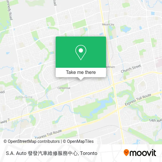 S.A. Auto 發發汽車維修服務中心 plan