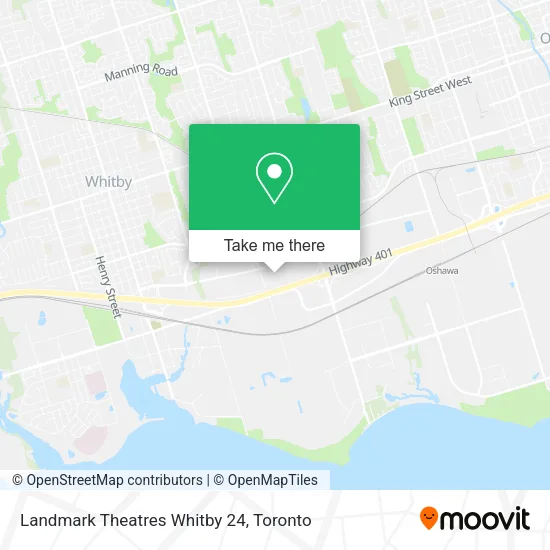 Landmark Theatres Whitby 24 map