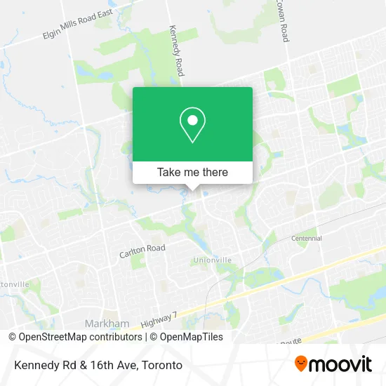 Kennedy Rd & 16th Ave map