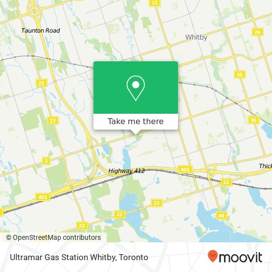 Ultramar Gas Station Whitby plan