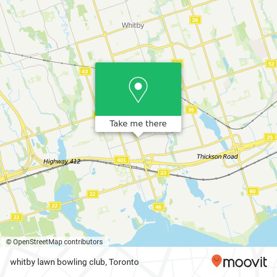 whitby lawn bowling club map