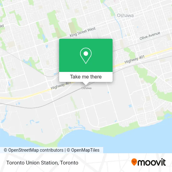Toronto Union Station map