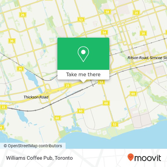 Williams Coffee Pub map