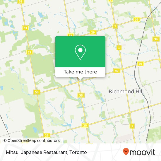 Mitsui Japanese Restaurant map