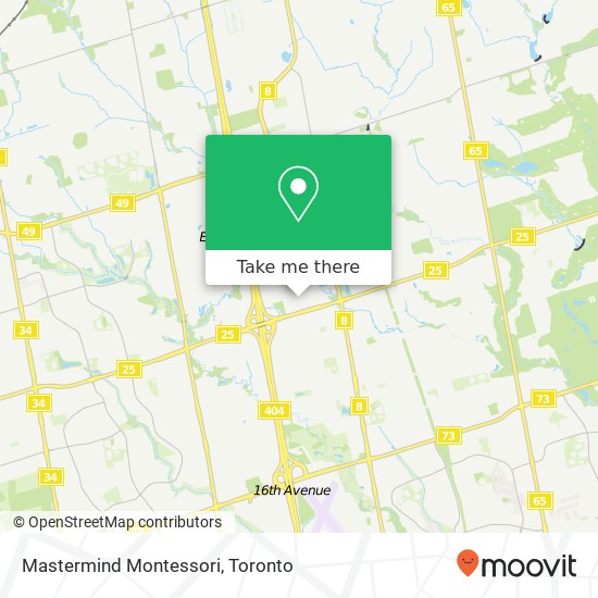 Mastermind Montessori map