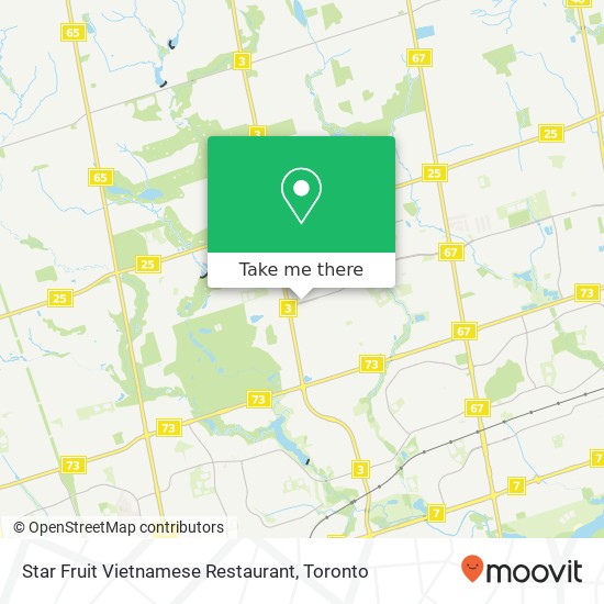 Star Fruit Vietnamese Restaurant plan