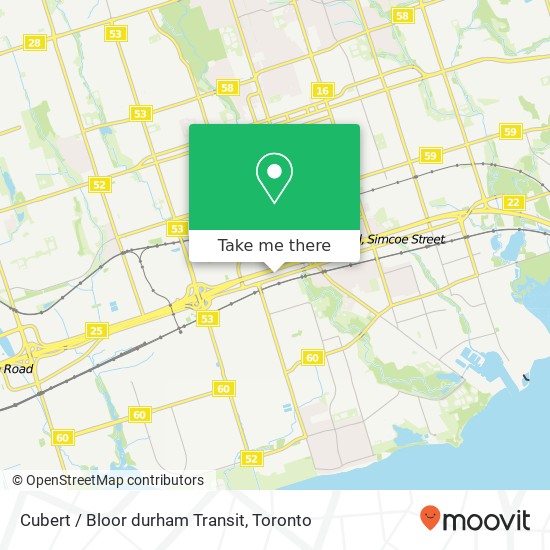 Cubert / Bloor durham Transit plan