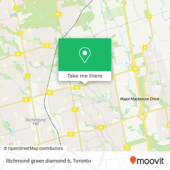 Richmond green diamond 6 map