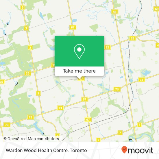 Warden Wood Health Centre map