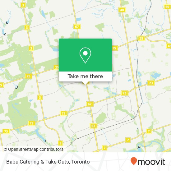 Babu Catering & Take Outs map